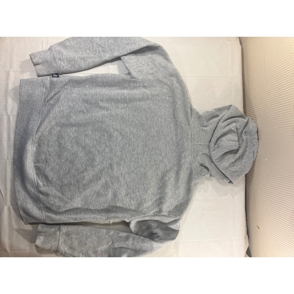 Reebok Gray Heathered Hoodie Sweatshirt Women's‎ Small Drawstring Hood - Picture 5 of 5